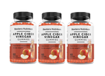 3 Bottles of Apple Cider Vinegar Gummies